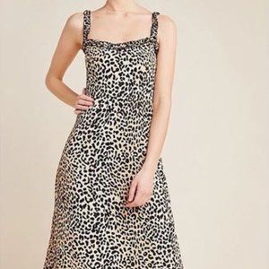 Faithfull The Brand Noemi Animal Print Midi Dress